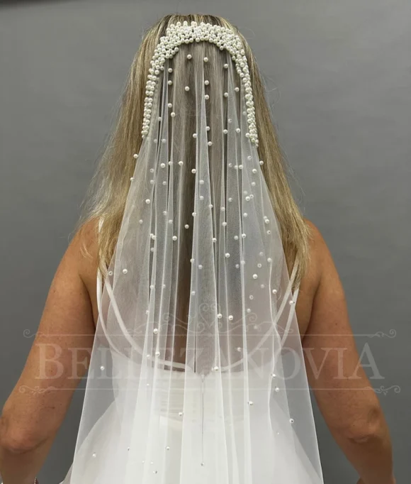 Ivory Cathedral Long Veil